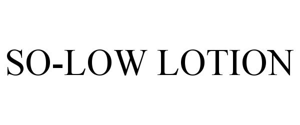  SO-LOW LOTION