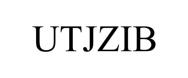 Trademark Logo UTJZIB