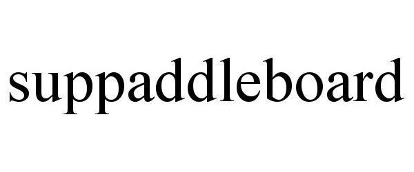 Trademark Logo SUPPADDLEBOARD