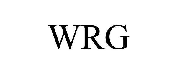 Trademark Logo WRG