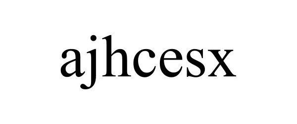 Trademark Logo AJHCESX