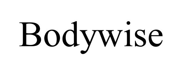 Trademark Logo BODYWISE