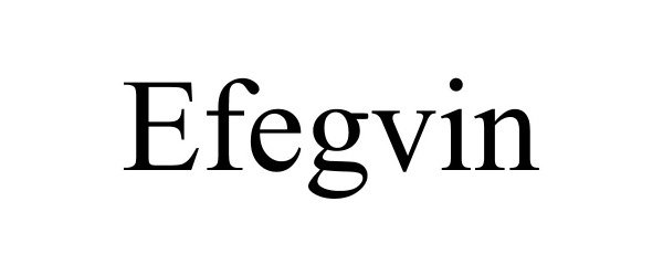 Trademark Logo EFEGVIN