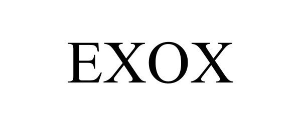 Trademark Logo EXOX