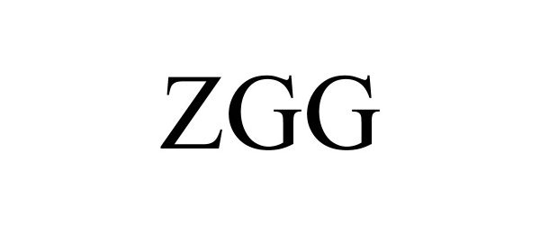 Trademark Logo ZGG