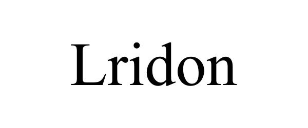 Trademark Logo LRIDON