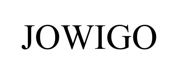 Trademark Logo JOWIGO