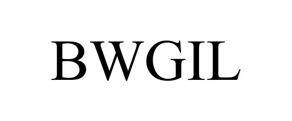 Trademark Logo BWGIL