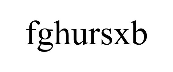 Trademark Logo FGHURSXB