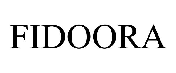 Trademark Logo FIDOORA