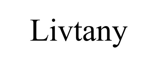 Trademark Logo LIVTANY