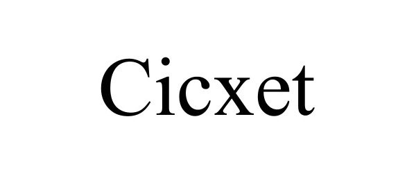 Trademark Logo CICXET