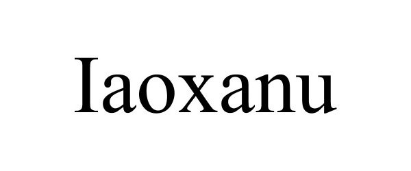 Trademark Logo IAOXANU