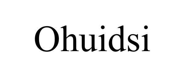 Trademark Logo OHUIDSI