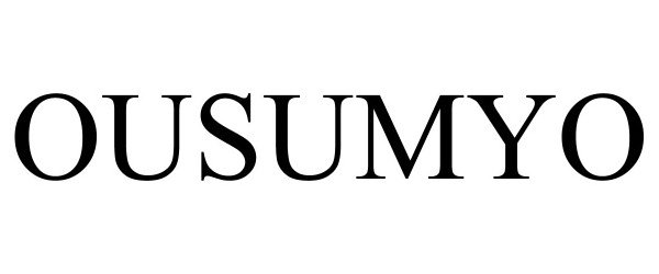 Trademark Logo OUSUMYO
