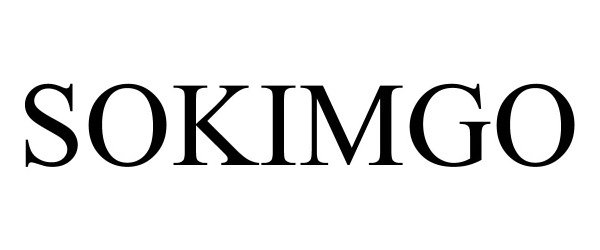 Trademark Logo SOKIMGO