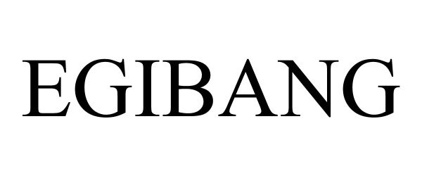 Trademark Logo EGIBANG