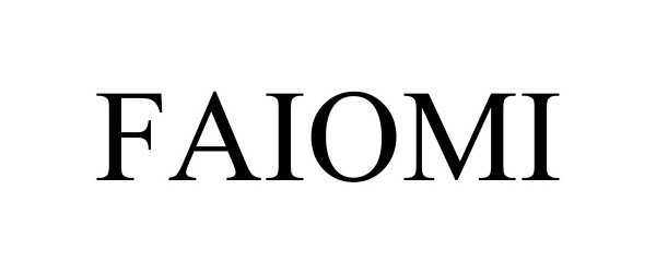 Trademark Logo FAIOMI
