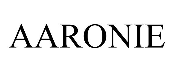 Trademark Logo AARONIE