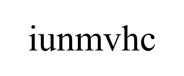 Trademark Logo IUNMVHC