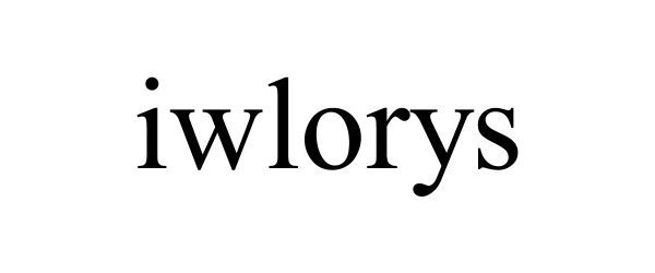 Trademark Logo IWLORYS