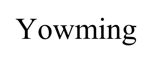 Trademark Logo YOWMING