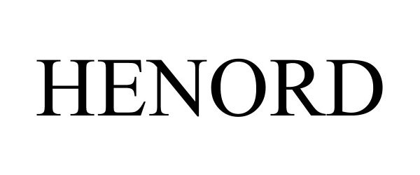 Trademark Logo HENORD