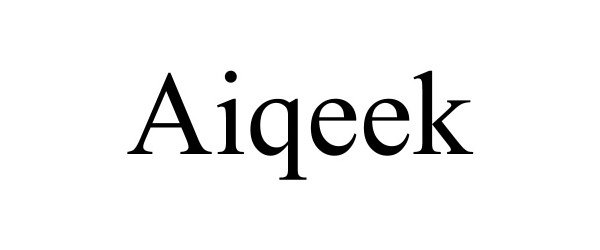 Trademark Logo AIQEEK