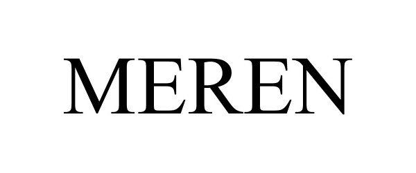 Trademark Logo MEREN