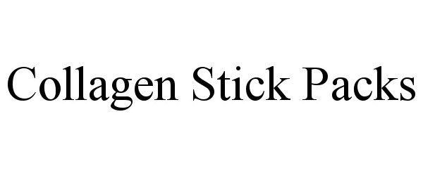 Trademark Logo COLLAGEN STICK PACKS