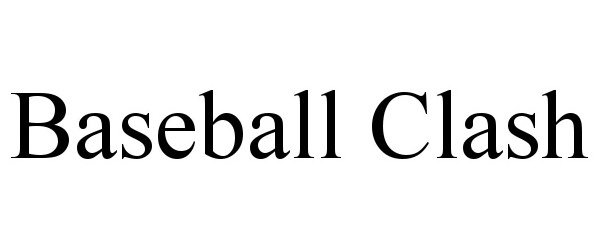 Trademark Logo BASEBALL CLASH