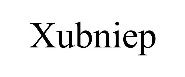 Trademark Logo XUBNIEP