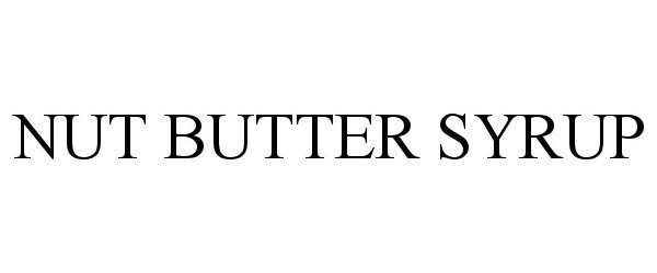  NUT BUTTER SYRUP