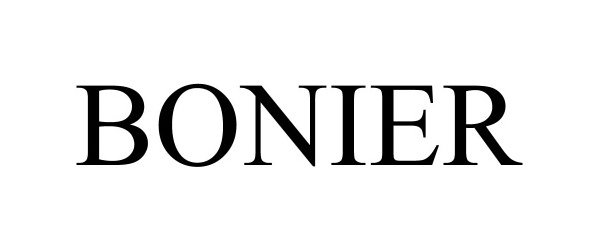 Trademark Logo BONIER