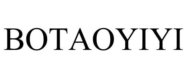 Trademark Logo BOTAOYIYI