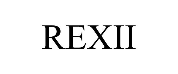 Trademark Logo REXII