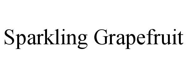 Trademark Logo SPARKLING GRAPEFRUIT