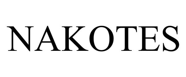 Trademark Logo NAKOTES