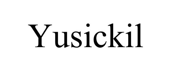 Trademark Logo YUSICKIL