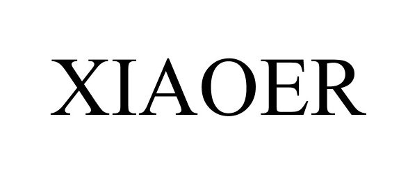 Trademark Logo XIAOER
