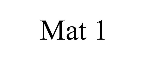  MAT 1