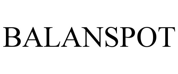 Trademark Logo BALANSPOT