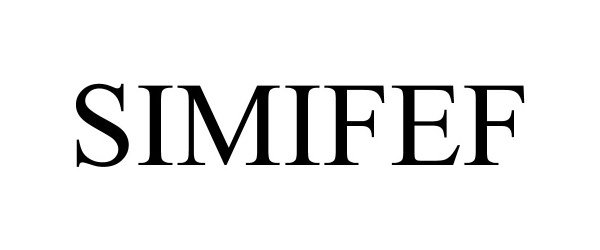 Trademark Logo SIMIFEF