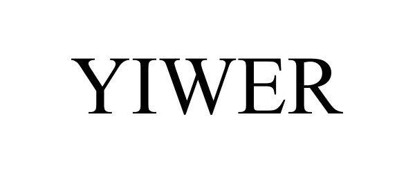 Trademark Logo YIWER
