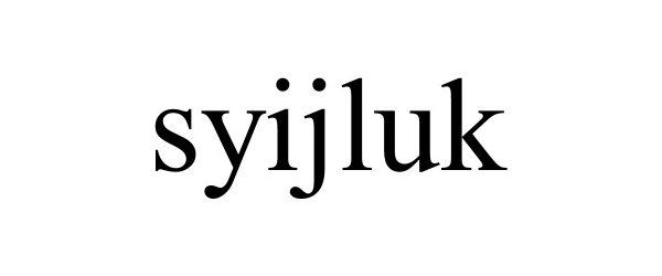 Trademark Logo SYIJLUK