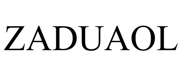 Trademark Logo ZADUAOL