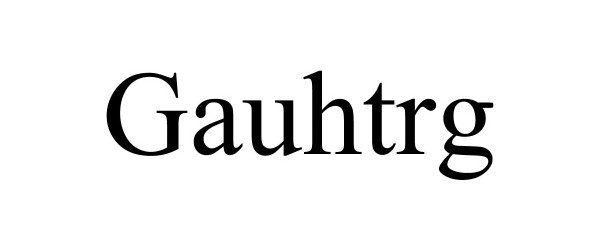 Trademark Logo GAUHTRG
