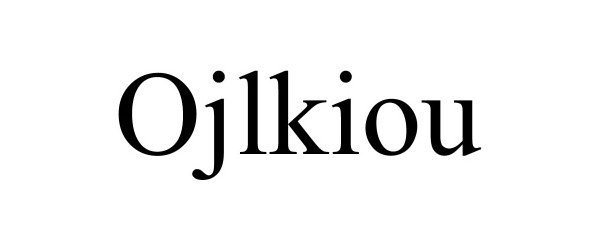 Trademark Logo OJLKIOU