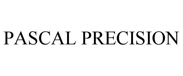 Trademark Logo PASCAL PRECISION