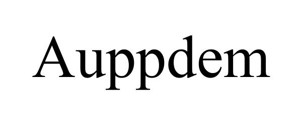 Trademark Logo AUPPDEM